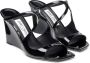 Jimmy Choo Anise sandalen met sleehak Zwart - Thumbnail 2