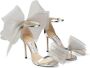 Jimmy Choo Aveline Hoge Hak Sandalen van Wit Leer Gray Dames - Thumbnail 12