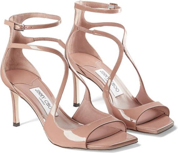 Jimmy Choo Azia lakleren sandalen Roze