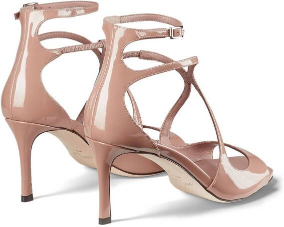 Jimmy Choo Azia lakleren sandalen Roze