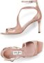 Jimmy Choo Nude & Neutrale Patentleren Sandalen Beige Dames - Thumbnail 7