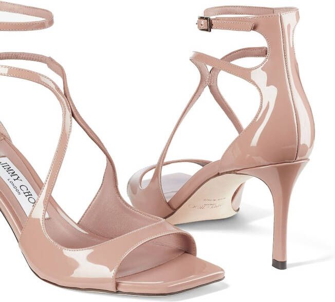 Jimmy Choo Azia lakleren sandalen Roze