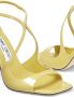 Jimmy Choo Azia leren sandalen 95 mm Geel - Thumbnail 5