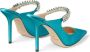 Jimmy Choo Bing muiltjes verfraaid met kristallen Blauw - Thumbnail 9