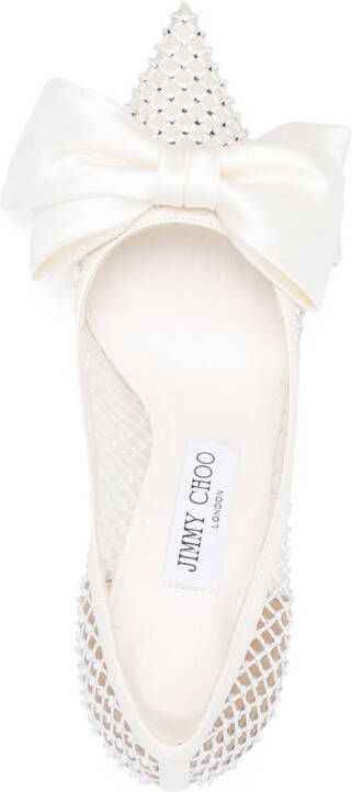 Jimmy Choo Pumps met strikdetail Wit