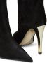 Jimmy Choo Zwarte Suède Enkellaarzen Black Dames - Thumbnail 8