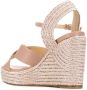 Jimmy Choo Roze Platte Schoenen met Kruisbanden Pink Dames - Thumbnail 6