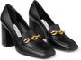 Jimmy Choo Diamond Tilda 85 mm leren pumps Zwart - Thumbnail 2