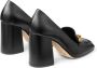 Jimmy Choo Diamond Tilda 85 mm leren pumps Zwart - Thumbnail 3