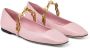 Jimmy Choo Diamond Tilda leren ballerina's Roze - Thumbnail 2