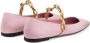 Jimmy Choo Diamond Tilda leren ballerina's Roze - Thumbnail 3