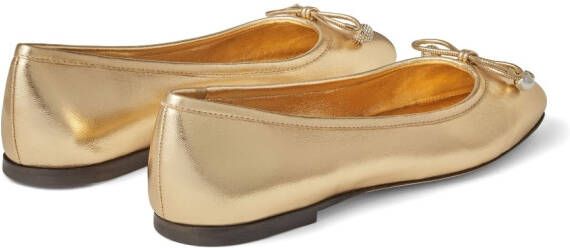 Jimmy Choo Elme ballerina's Goud