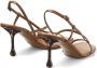 Jimmy Choo Etana 80 mm leren sandalen Bruin - Thumbnail 3