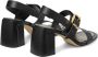 Jimmy Choo Hawke 70 mm sandalen met gesp Zwart - Thumbnail 3