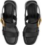 Jimmy Choo Hawke 70 mm sandalen met gesp Zwart - Thumbnail 4