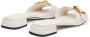 Jimmy Choo Hawke leren slippers Beige - Thumbnail 3