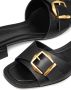 Jimmy Choo Hawke leren slippers Zwart - Thumbnail 5