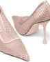 Jimmy Choo Ixia 95 mm satijnen pumps Roze - Thumbnail 5