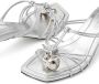 Jimmy Choo 50 mm Jemma leren sandalen Zilver - Thumbnail 5