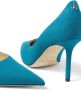 Jimmy Choo Love pumps met puntige neus Blauw - Thumbnail 5