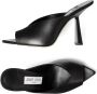 Jimmy Choo Maisie leren muiltjes Zwart - Thumbnail 7