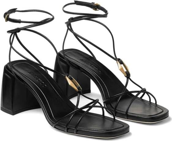 Jimmy Choo Onyxia 70 sandalen met bandjes Zwart