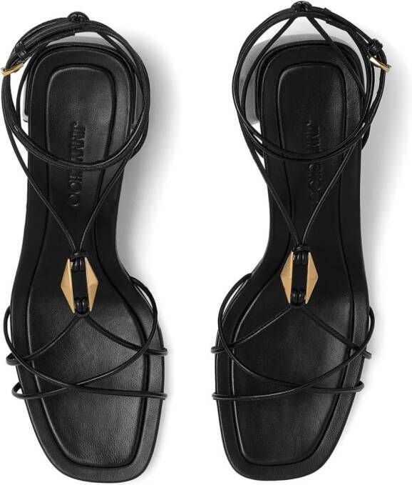 Jimmy Choo Onyxia 70 sandalen met bandjes Zwart