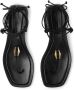 Jimmy Choo Onyxia leren sandalen Zwart - Thumbnail 4