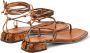 Jimmy Choo Onyxia leren sandalen Bruin - Thumbnail 3