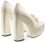 Jimmy Choo Pumps met vierkante teen Beige - Thumbnail 8