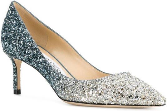 Jimmy Choo Romy 60 glitterpumps Metallic