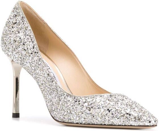 Jimmy Choo Romy 85 pumps Zilver