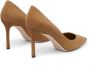 Jimmy Choo Romy suède pumps 85 mm Bruin - Thumbnail 3