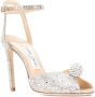 Jimmy Choo Sacora Stiletto Sandalen Grijs Dames - Thumbnail 3