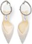 Jimmy Choo Saeda 100 mm pumps verfraaid met kristallen Wit - Thumbnail 4