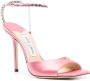 Jimmy Choo Saeda 100mm sandalen Roze - Thumbnail 2