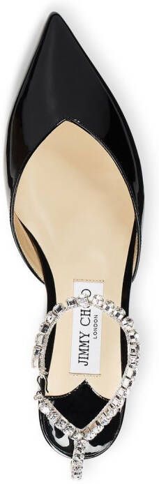 Jimmy Choo Saeda ballerina's Zwart