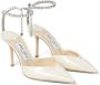 Jimmy Choo Pumps met kristallen ketting van lakleer White Dames - Thumbnail 5