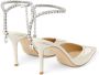 Jimmy Choo Pumps met kristallen ketting van lakleer White Dames - Thumbnail 6