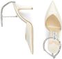 Jimmy Choo Pumps met kristallen ketting van lakleer White Dames - Thumbnail 7