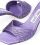 Jimmy Choo Skye 70 mm satijnen muiltjes Paars - Thumbnail 5