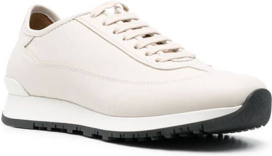 John Lobb Foundry II leren sneakers Wit