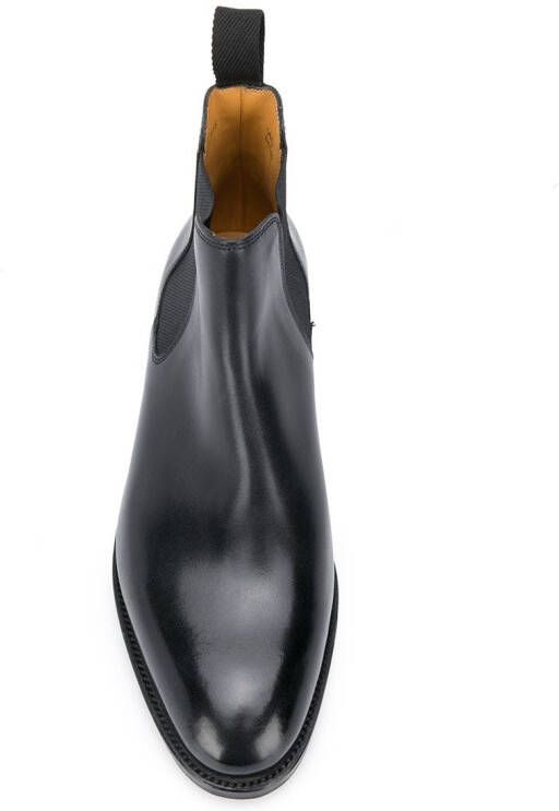 John Lobb Laarzen met elastisch vlak Zwart