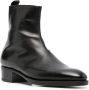 John Lobb Leren enkellaarzen Zwart - Thumbnail 2