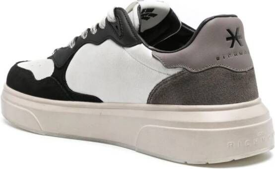 John Richmond 20018 sneakers met colourblocking Zwart