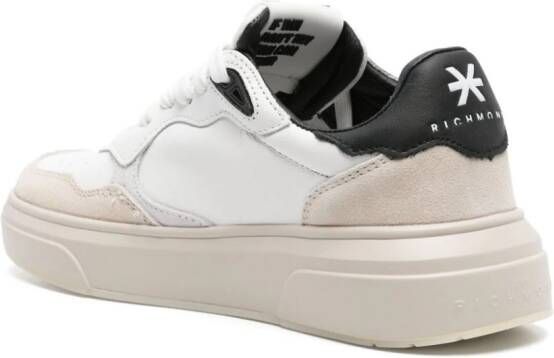 John Richmond Sneakers met vlakken Wit