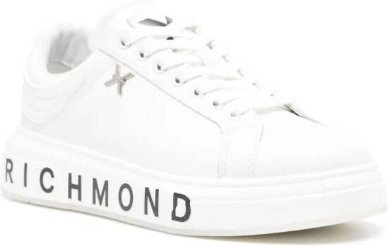 John Richmond Sneakers met logoprint Wit