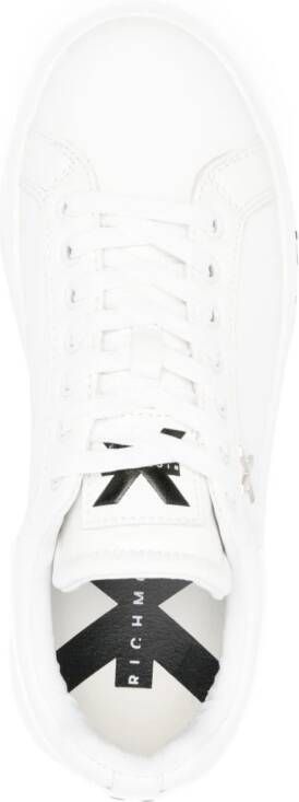 John Richmond Sneakers met logoprint Wit