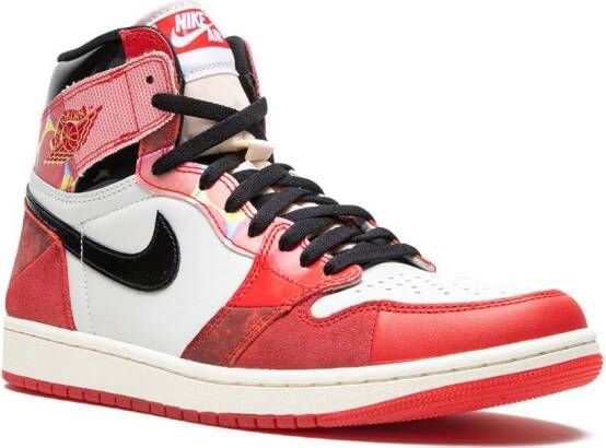 Jordan Air 1 High OG "Spider-Man Across the Spider-Verse" sneakers Rood