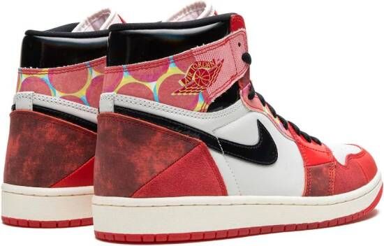 Jordan Air 1 High OG "Spider-Man Across the Spider-Verse" sneakers Rood